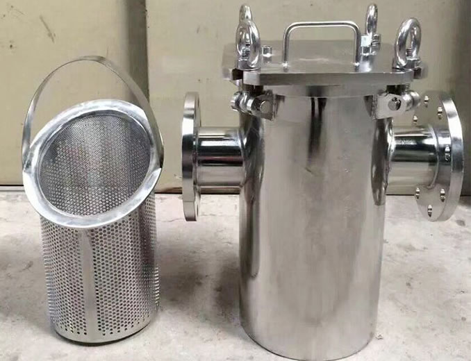 不鏽鋼T型籃式管道式過濾器