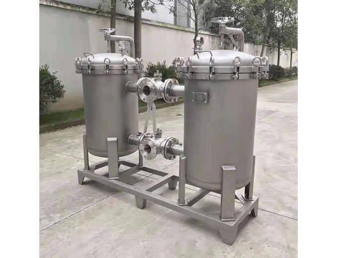 不鏽（xiù）鋼雙聯保（bǎo）安多袋式過濾器
